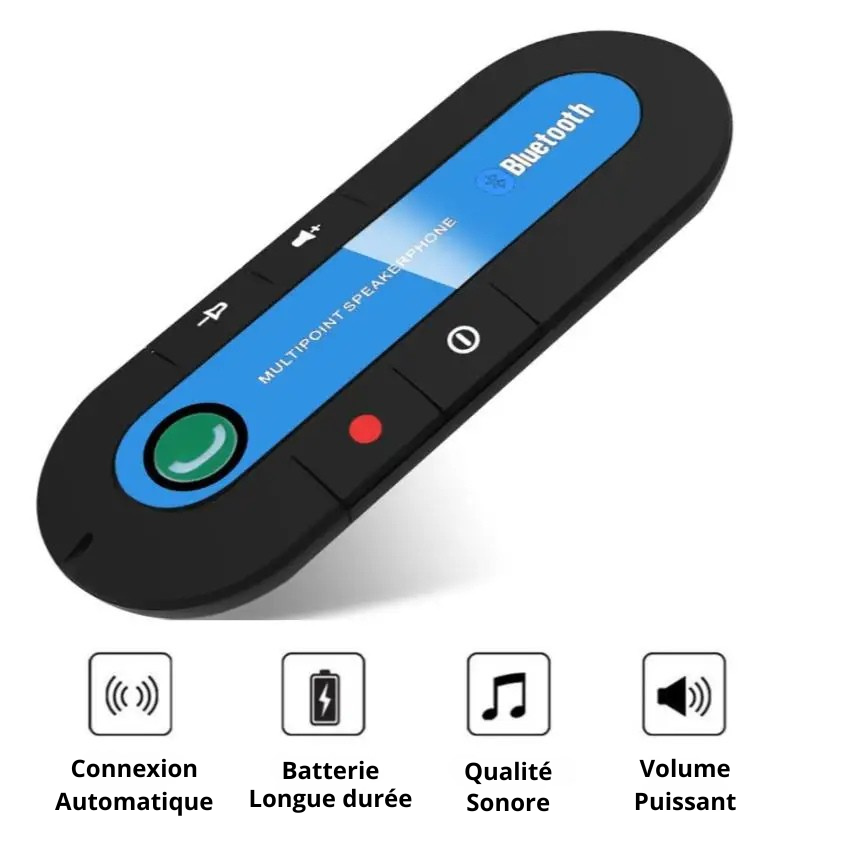 Kit mains libres sans fil Bluetooth