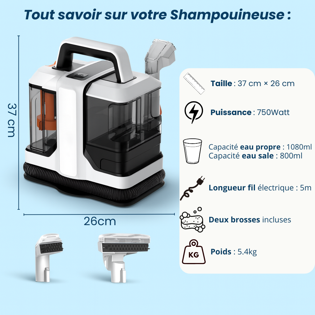 Shampouineuse - 750W