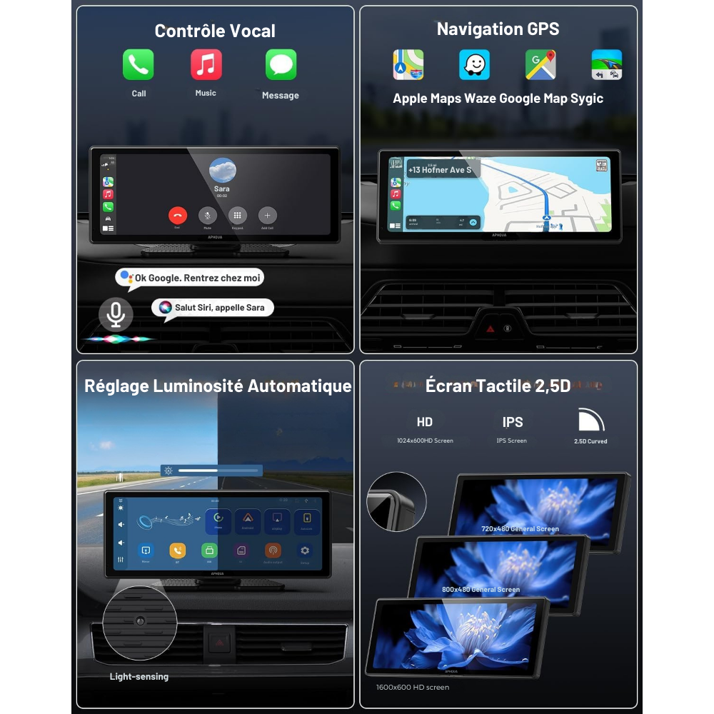 Écran Carplay Universel